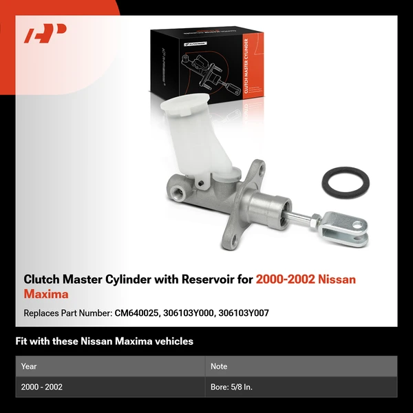 Clutch Master Cylinder with Reservoir for 2000-2002 Nissan Maxima
