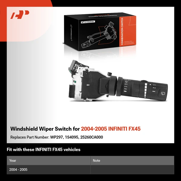 Windshield Wiper Switch for 2004-2005 INFINITI FX45