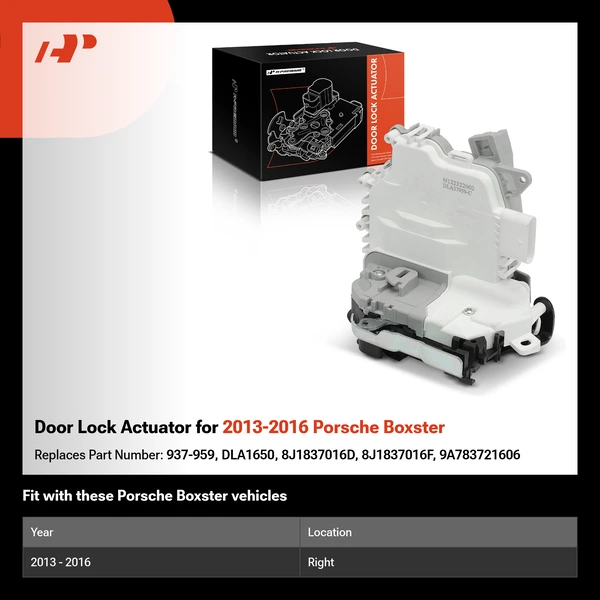 Door Lock Actuator for 2013-2016 Porsche Boxster