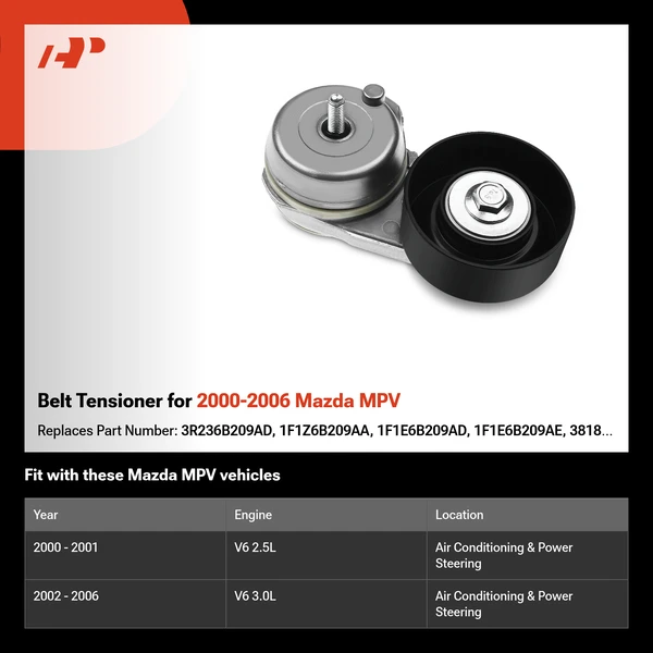 Belt Tensioner for 2000-2006 Mazda MPV