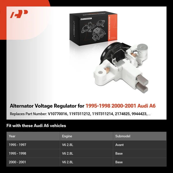 Alternator Voltage Regulator for 1995-1998 2000-2001 Audi A6