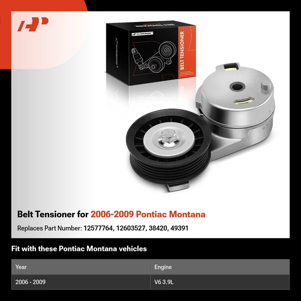 Belt Tensioner for 2006-2009 Pontiac Montana