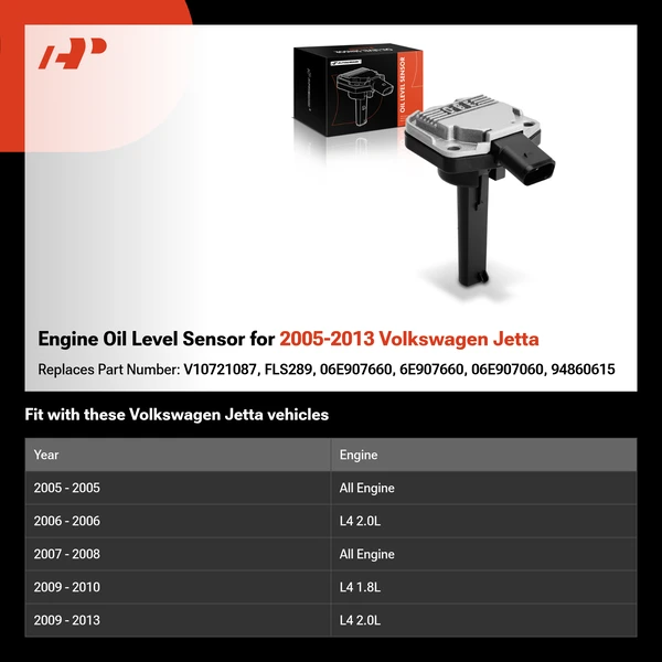 Engine Oil Level Sensor for 2005-2013 Volkswagen Jetta