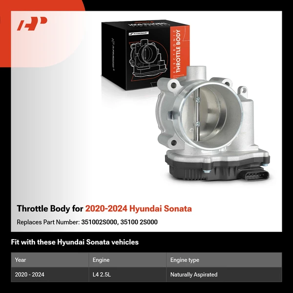 Throttle Body for 2020-2024 Hyundai Sonata