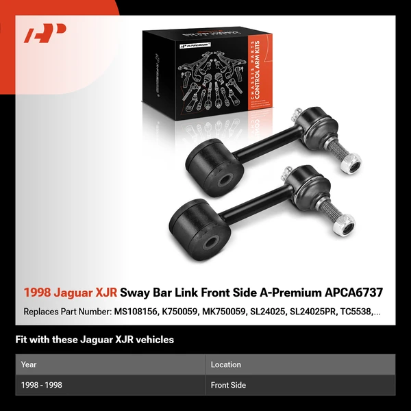 1998 Jaguar XJR Sway Bar Link Front Side A-Premium APCA6737