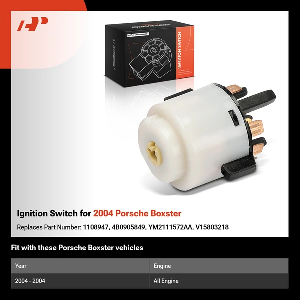 Ignition Switch for 2004 Porsche Boxster