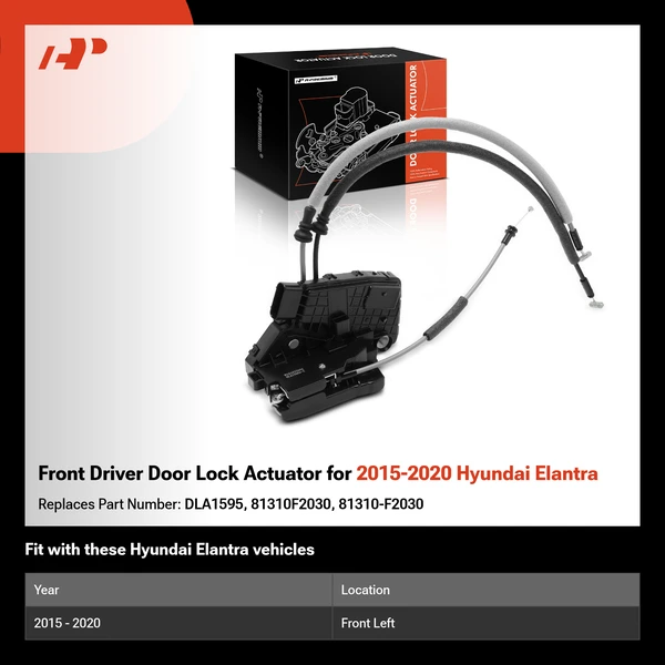 Front Driver Door Lock Actuator for 2015-2020 Hyundai Elantra
