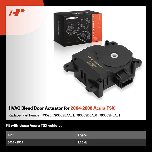 HVAC Blend Door Actuator for 2004-2008 Acura TSX