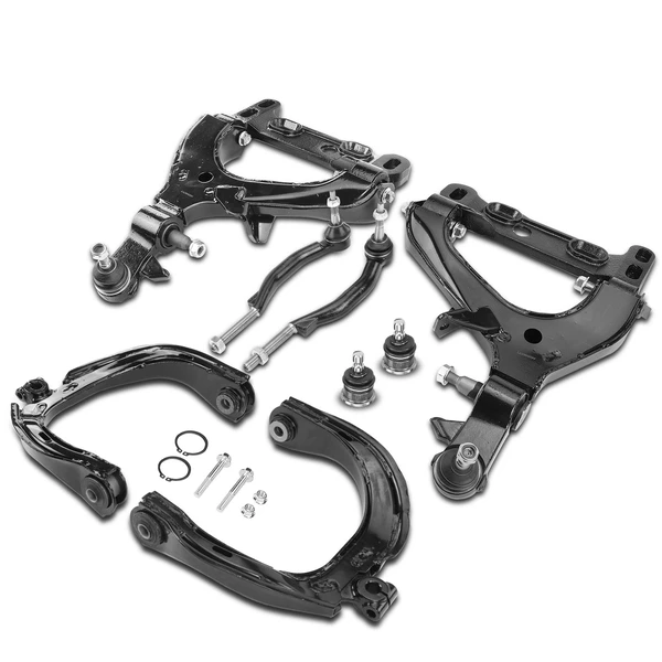 A Set of 8 Control Arm Ball Joint and Tie Rod End Kit Front Side A-Premium APCA3403