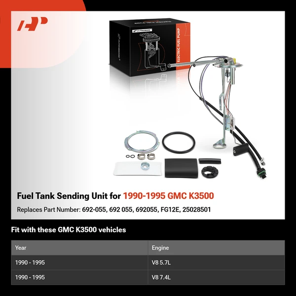 Fuel Tank Sending Unit for 1990-1995 GMC K3500