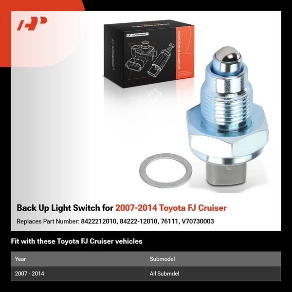 Back Up Light Switch for 2007-2014 Toyota FJ Cruiser