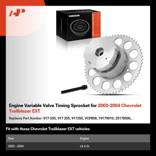 Engine Variable Valve Timing Sprocket for 2002-2004 Chevrolet Trailblazer EXT