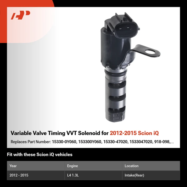Variable Valve Timing VVT Solenoid for 2012-2015 Scion iQ