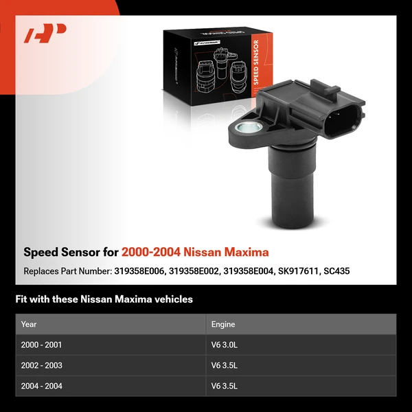 Speed Sensor for 2000-2004 Nissan Maxima
