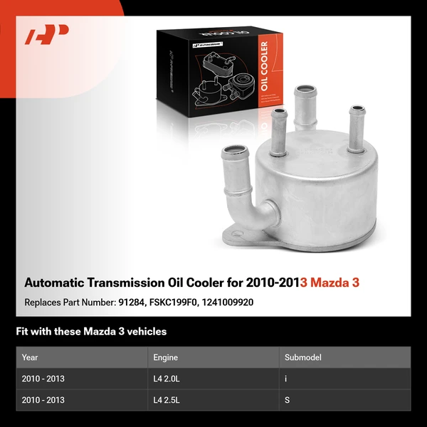 Automatic Transmission Oil Cooler for 2010-2013 Mazda 3