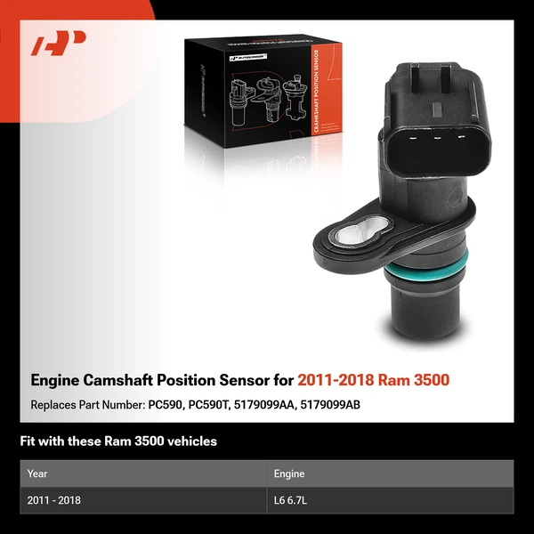 Engine Camshaft Position Sensor for 2011-2018 Ram 3500