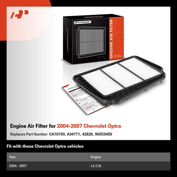 Engine Air Filter for 2004-2007 Chevrolet Optra