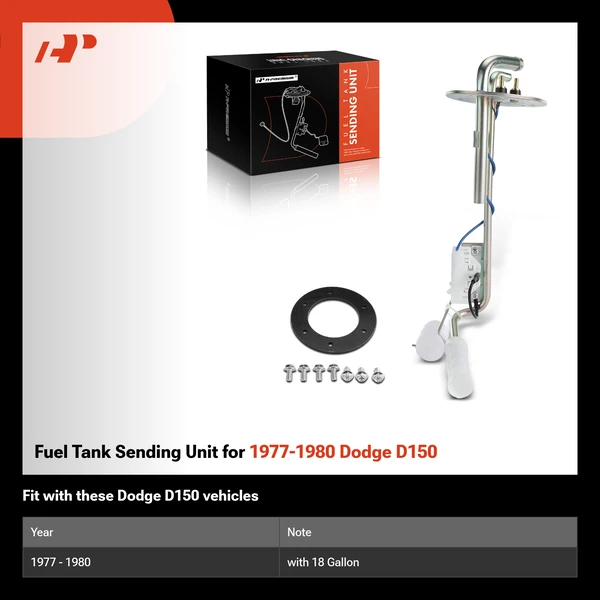 Fuel Tank Sending Unit for 1977-1980 Dodge D150