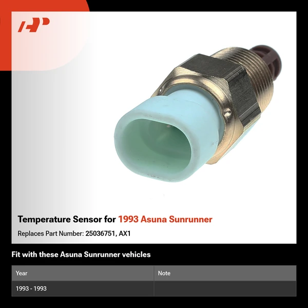 Temperature Sensor for 1993 Asuna Sunrunner