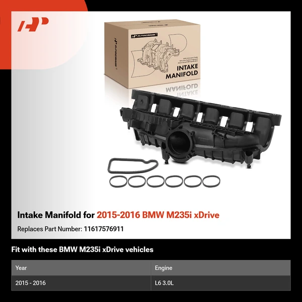 Intake Manifold for 2015-2016 BMW M235i xDrive