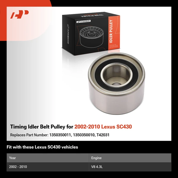 Timing Idler Belt Pulley for 2002-2010 Lexus SC430