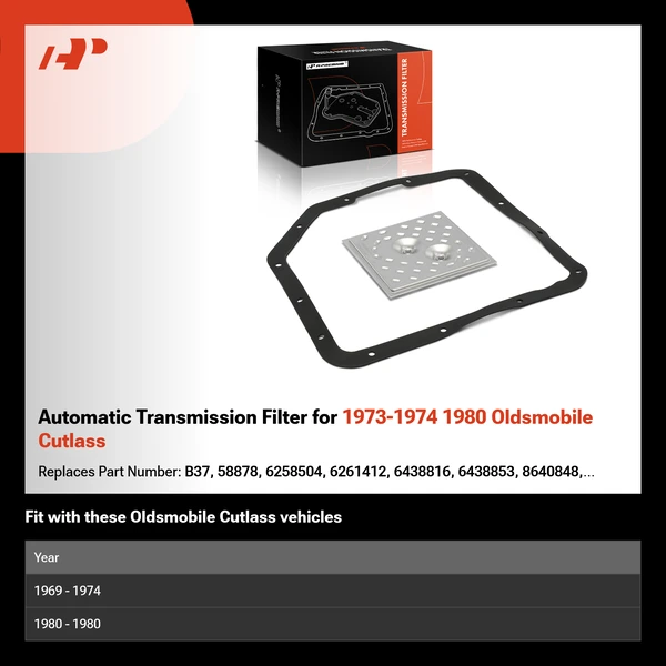 Automatic Transmission Filter for 1973-1974 1980 Oldsmobile Cutlass