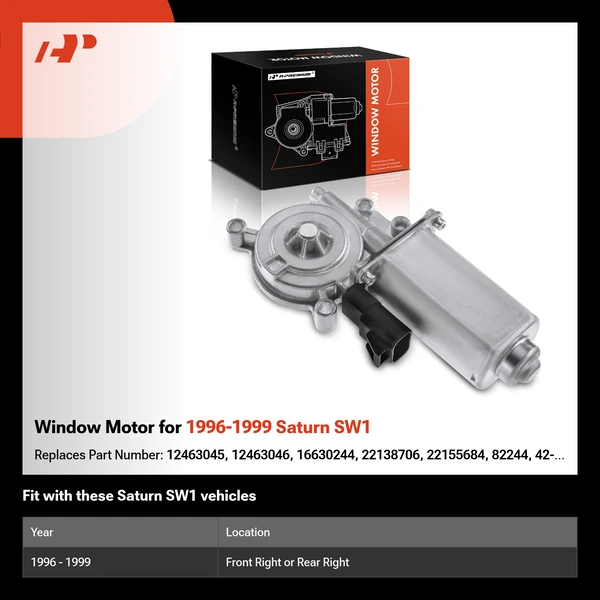 Window Motor for 1996-1999 Saturn SW1