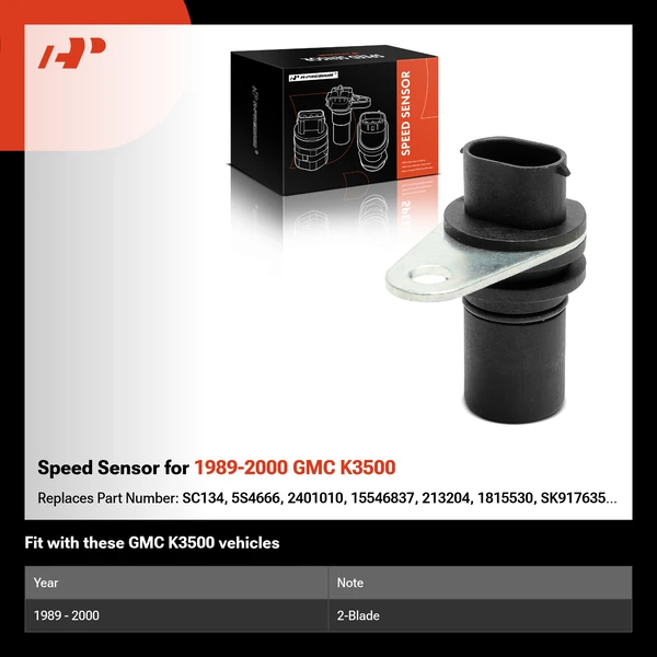 Speed Sensor for 1989-2000 GMC K3500