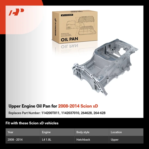 Upper Engine Oil Pan for 2008-2014 Scion xD