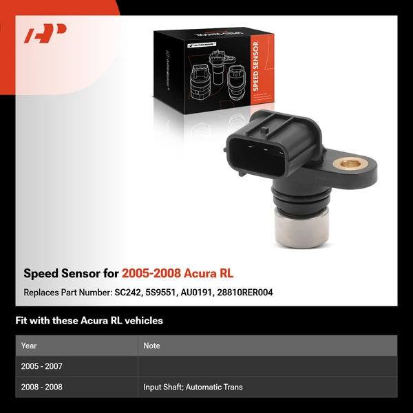 Speed Sensor for 2005-2008 Acura RL
