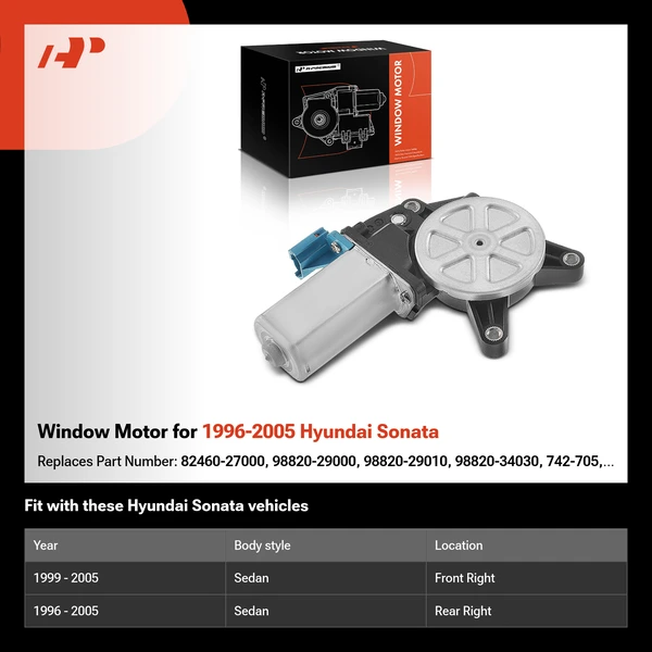 Window Motor for 1996-2005 Hyundai Sonata