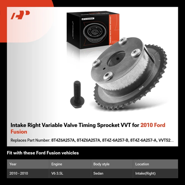Intake Right Variable Valve Timing Sprocket VVT for 2010 Ford Fusion