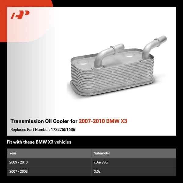 Transmission Oil Cooler for 2007-2010 BMW X3