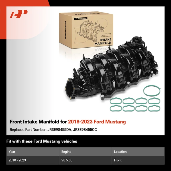 Front Intake Manifold for 2018-2023 Ford Mustang