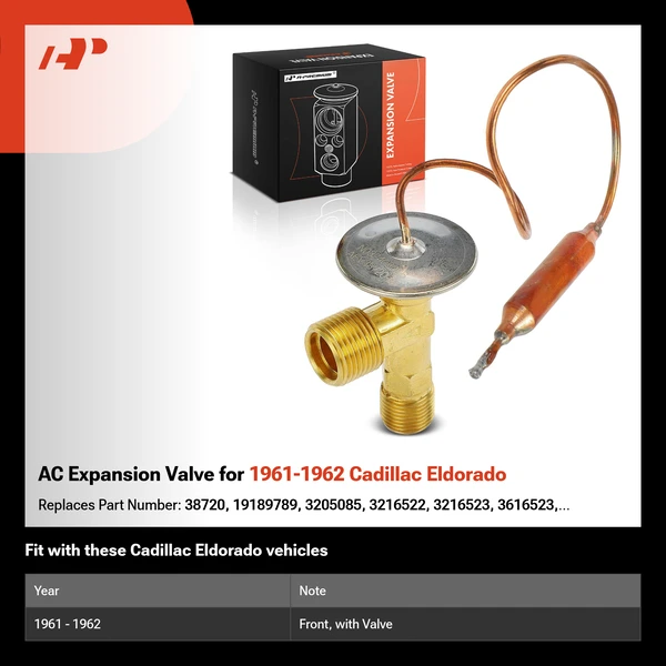 AC Expansion Valve for 1961-1962 Cadillac Eldorado
