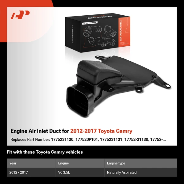 Engine Air Inlet Duct for 2012-2017 Toyota Camry