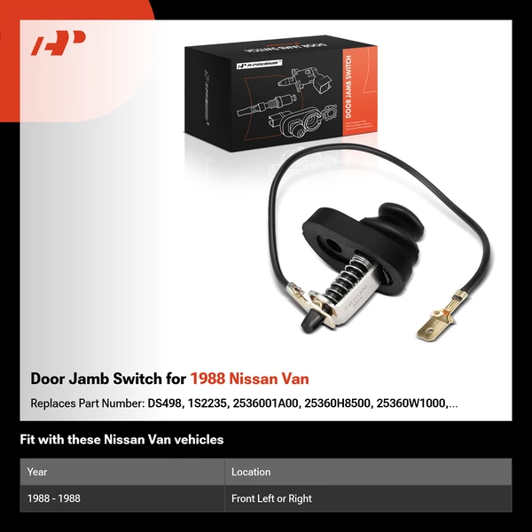 Door Jamb Switch for 1988 Nissan Van