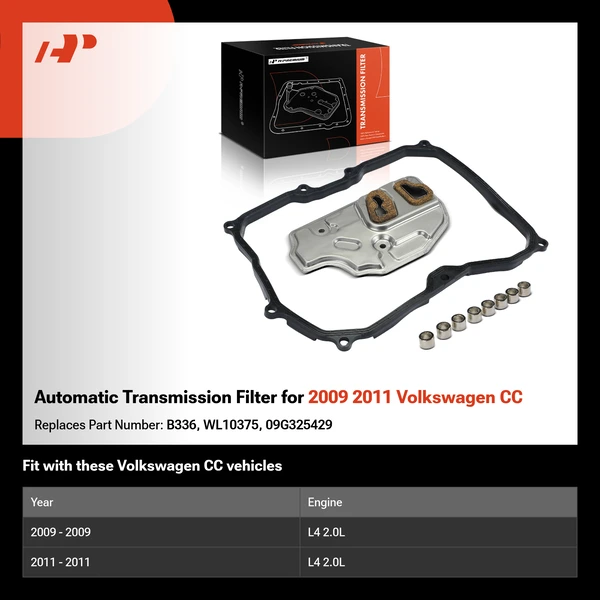 Automatic Transmission Filter for 2009 2011 Volkswagen CC