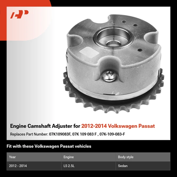 Engine Camshaft Adjuster for 2012-2014 Volkswagen Passat