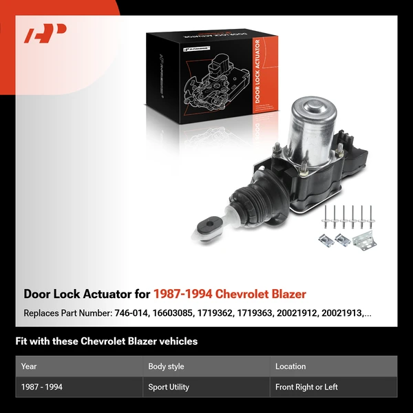 Door Lock Actuator for 1987-1994 Chevrolet Blazer