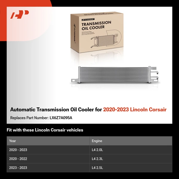 Automatic Transmission Oil Cooler for 2020-2023 Lincoln Corsair