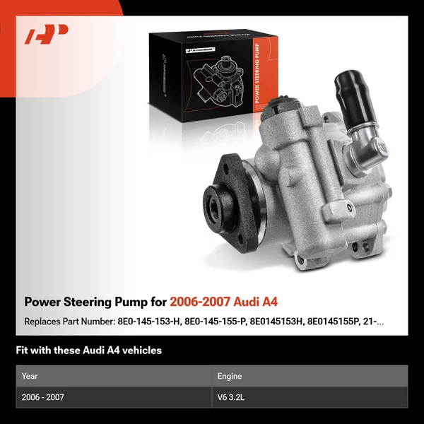 Power Steering Pump for 2006-2007 Audi A4