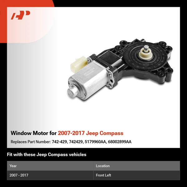 Window Motor for 2007-2017 Jeep Compass