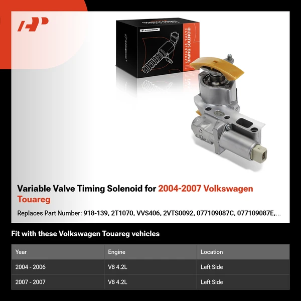 Variable Valve Timing Solenoid for 2004-2007 Volkswagen Touareg