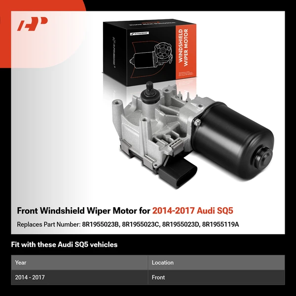 Front Windshield Wiper Motor for 2014-2017 Audi SQ5