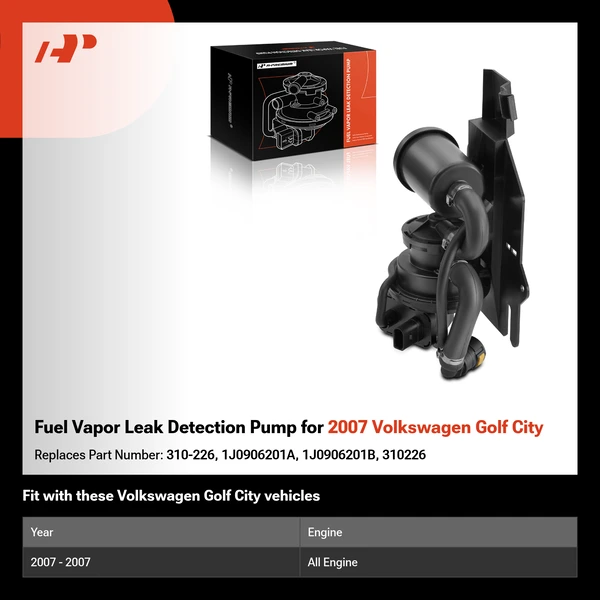 Fuel Vapor Leak Detection Pump for 2007 Volkswagen Golf City