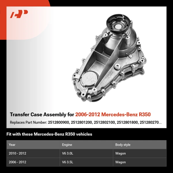 Transfer Case Assembly for 2006-2012 Mercedes-Benz R350