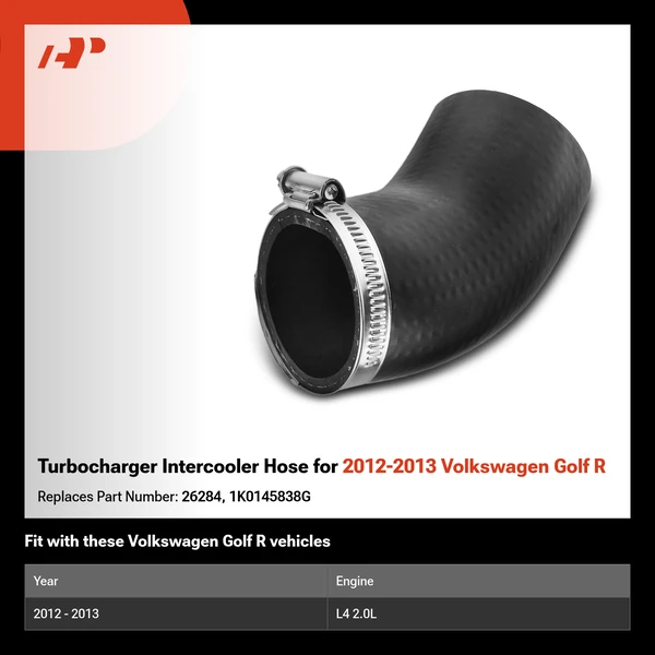 Turbocharger Intercooler Hose for 2012-2013 Volkswagen Golf R