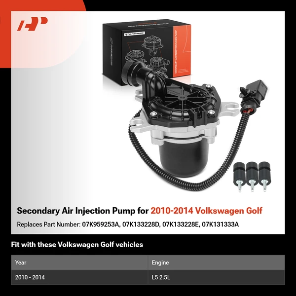 Secondary Air Injection Pump for 2010-2014 Volkswagen Golf