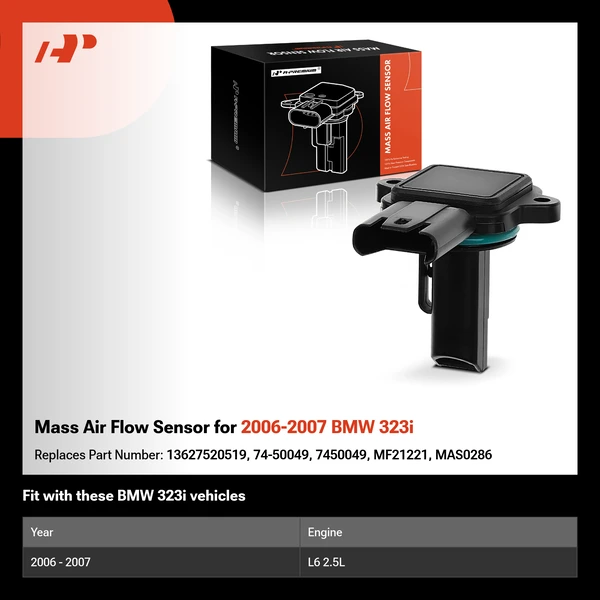 Mass Air Flow Sensor for 2006-2007 BMW 323i